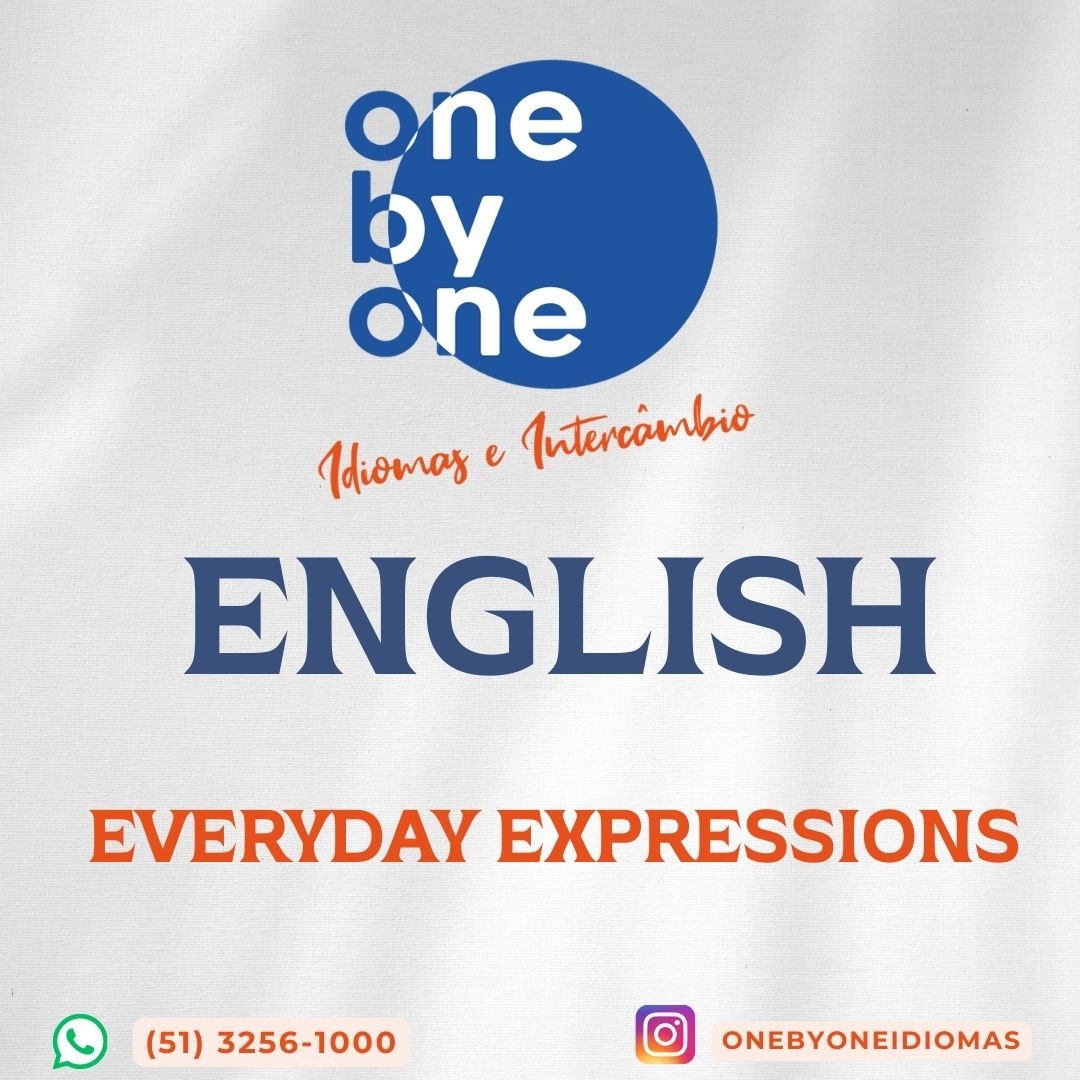 Abaixo da imagem existe uma série com 5 expressões bacanas em inglês