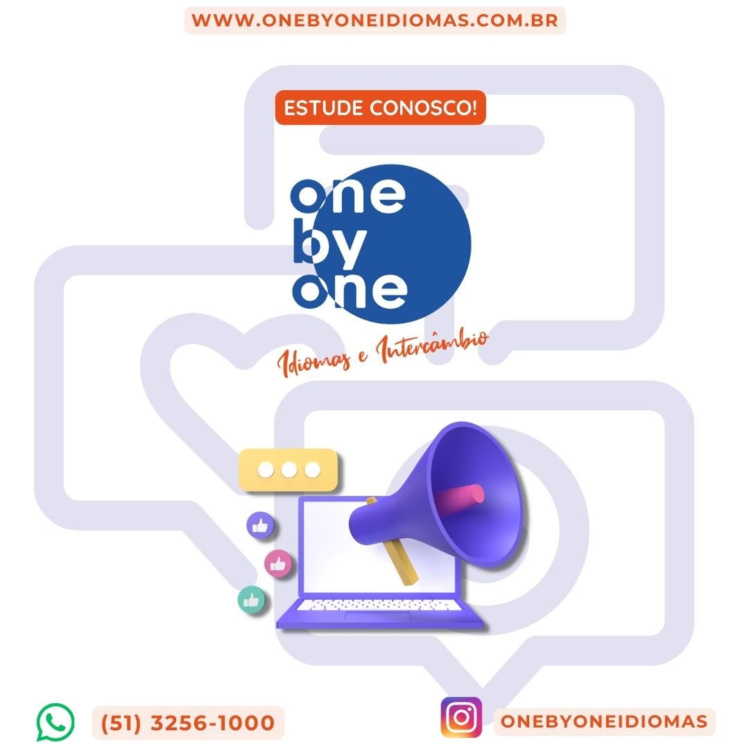 One By One Idiomas - Curo de Inglês online