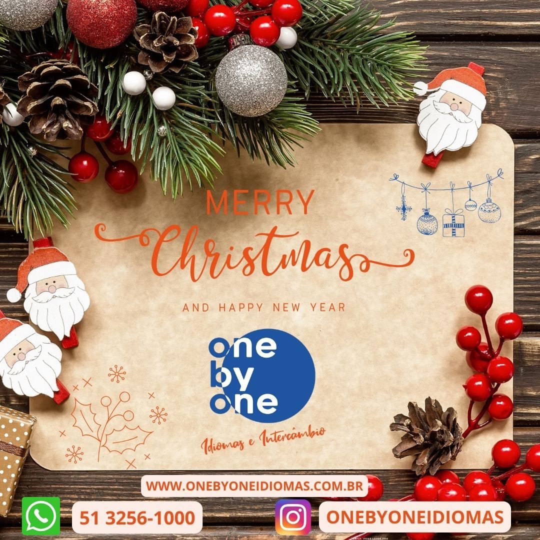 Merry Christmas 2023 One By One Idiomas.